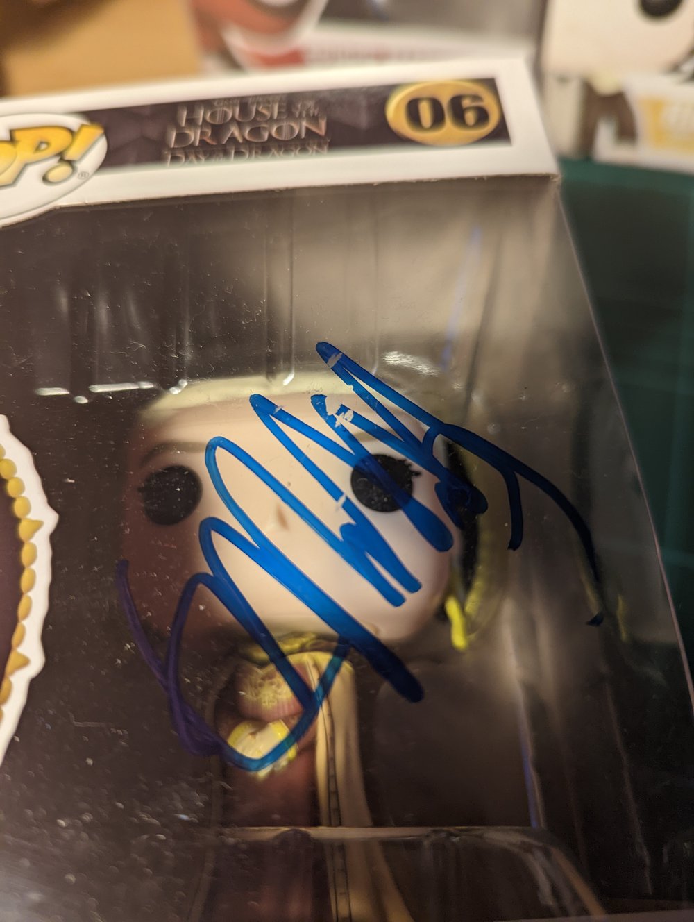 House of The Dragon Emma D’Arcy Signed Rhaenyra Targaryen Pop
