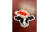 Santa Cow Sticker