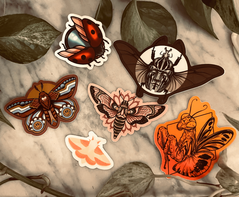 Image of Winged Buddies Sticker Pack
