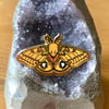 Io Moth Enamel Pin