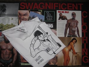 Image of SALUTE MY SWAG TEE