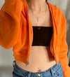 izzy zip up (orange)