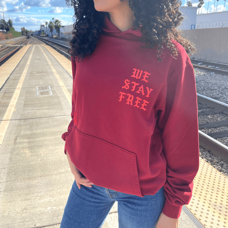 No Borders Hoodie Sweatshirt - Design 1 Image 4