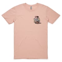 Image 1 of Pale Pink Beth Lucas Boots Logo Tee
