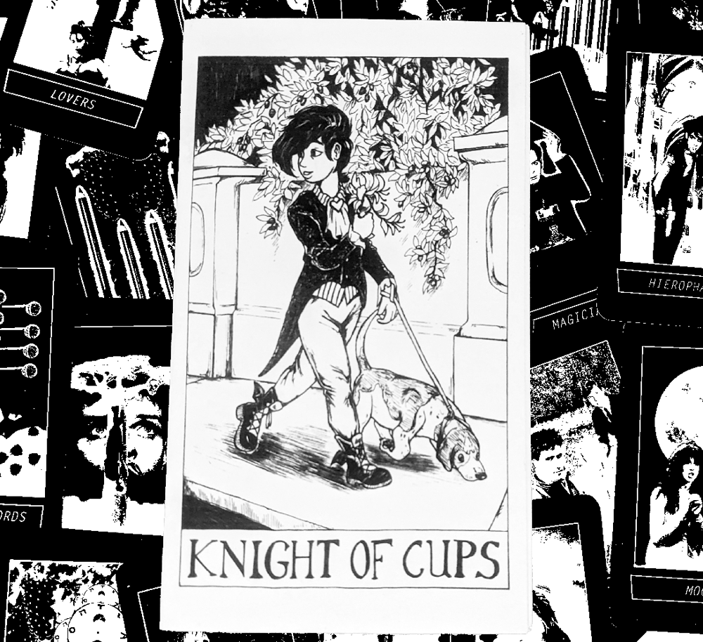 Drawing Room Tarot: Knight of Cups