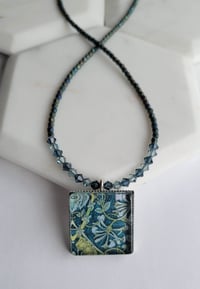 Image 2 of Art Nouveau Flowers + Vines Necklace