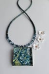 Art Nouveau Flowers + Vines Necklace