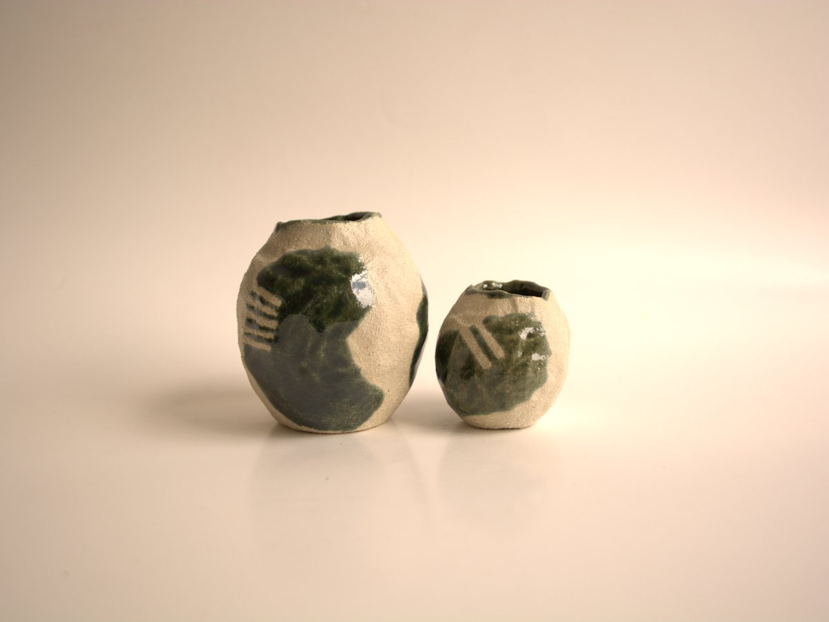Image of Jade Bud Vase Set