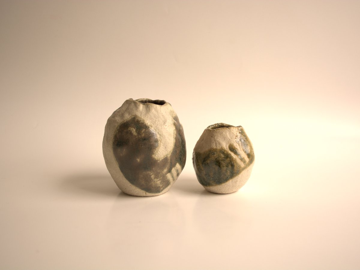 Image of Metallic Bud Vase Set 1