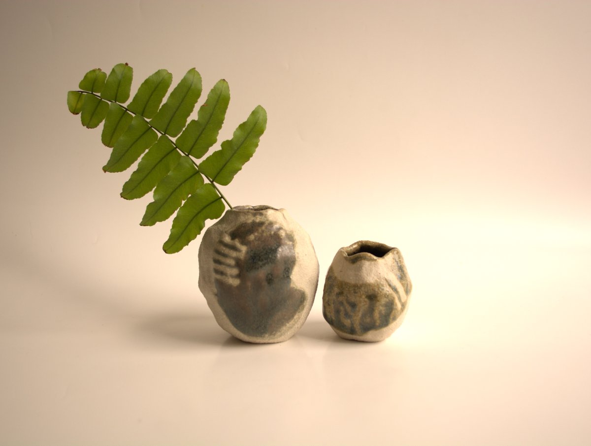 Image of Metallic Bud Vase Set 2