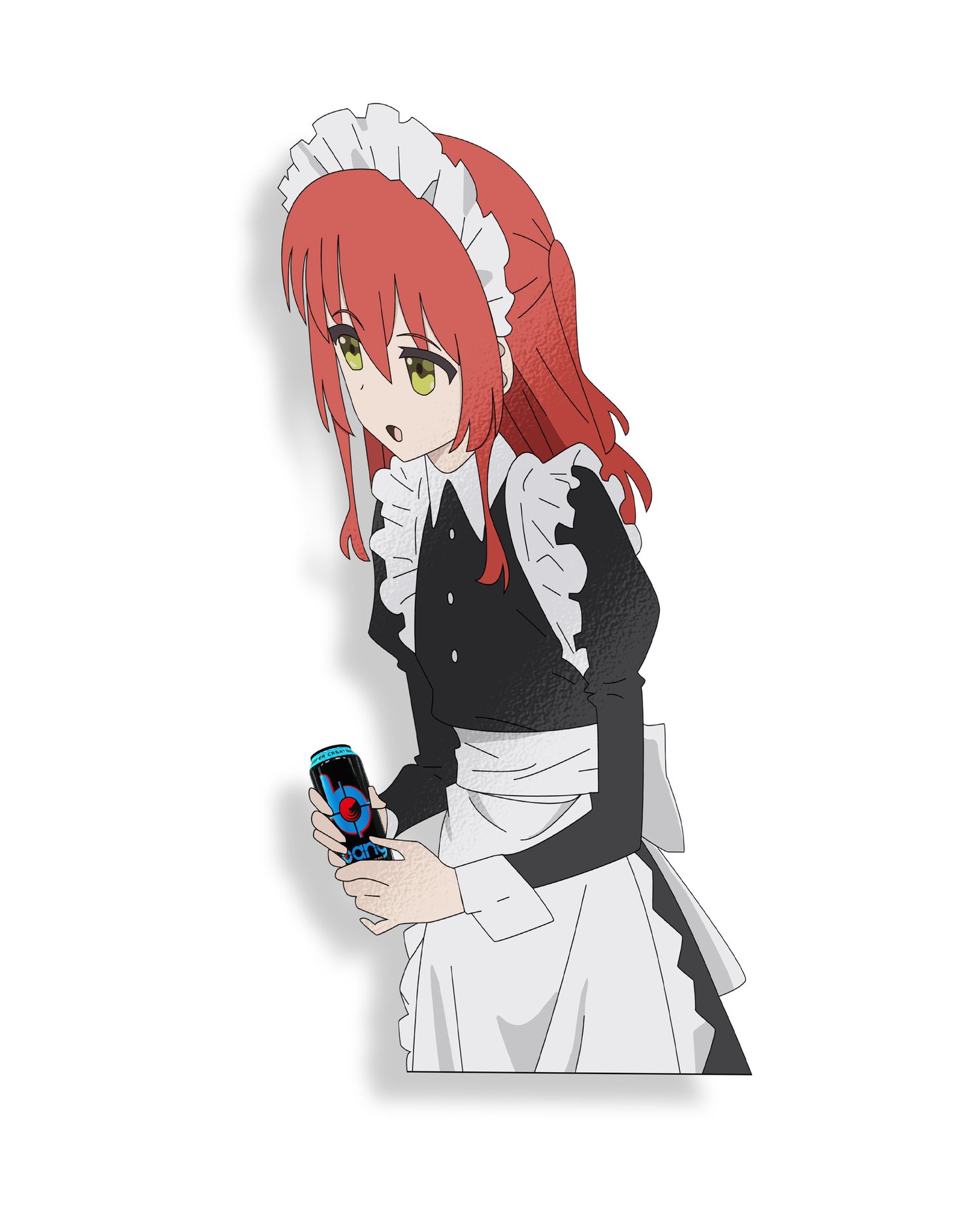 Image of Energy Drink Maid Sticker