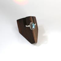 Image 3 of Rosecut Labradorite Sterling Silver Ring - Size 5