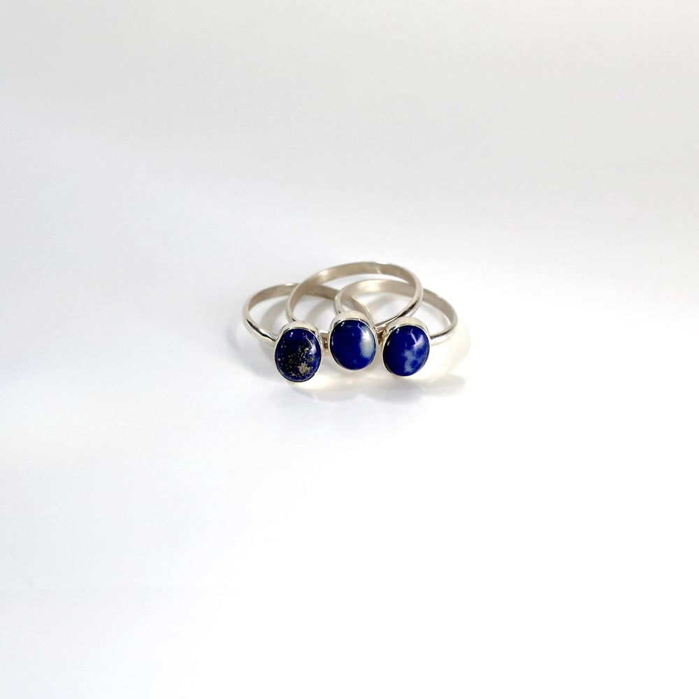 Lapis Lazuli Sterling Silver Ring