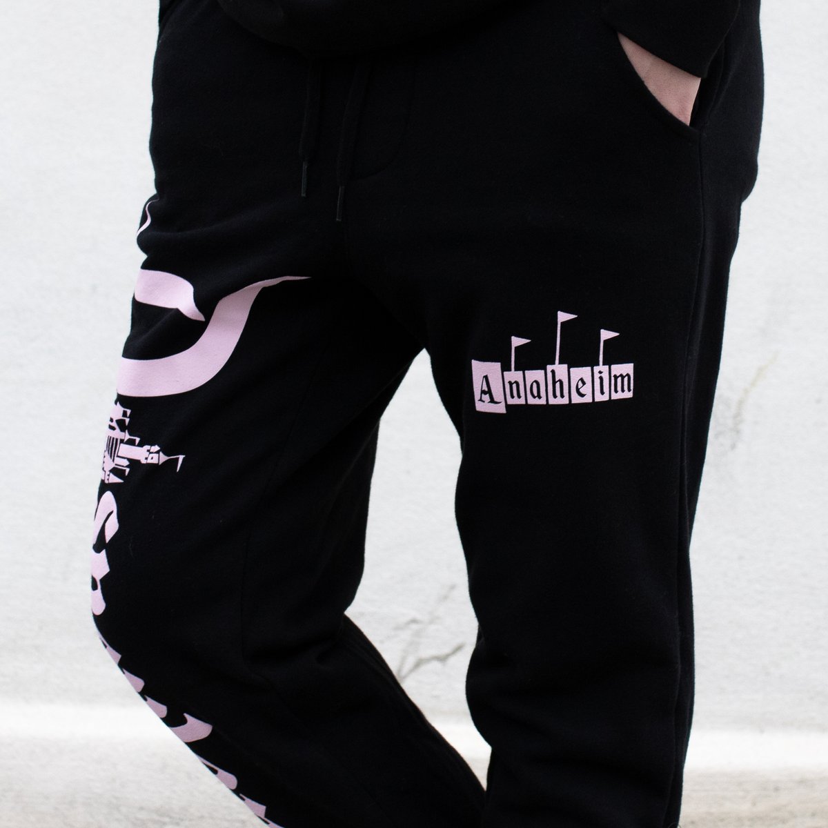 Image of 1955 Joggers Black Pink