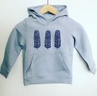 Kid's Blue Sweat-shirt *Triple Feathers*