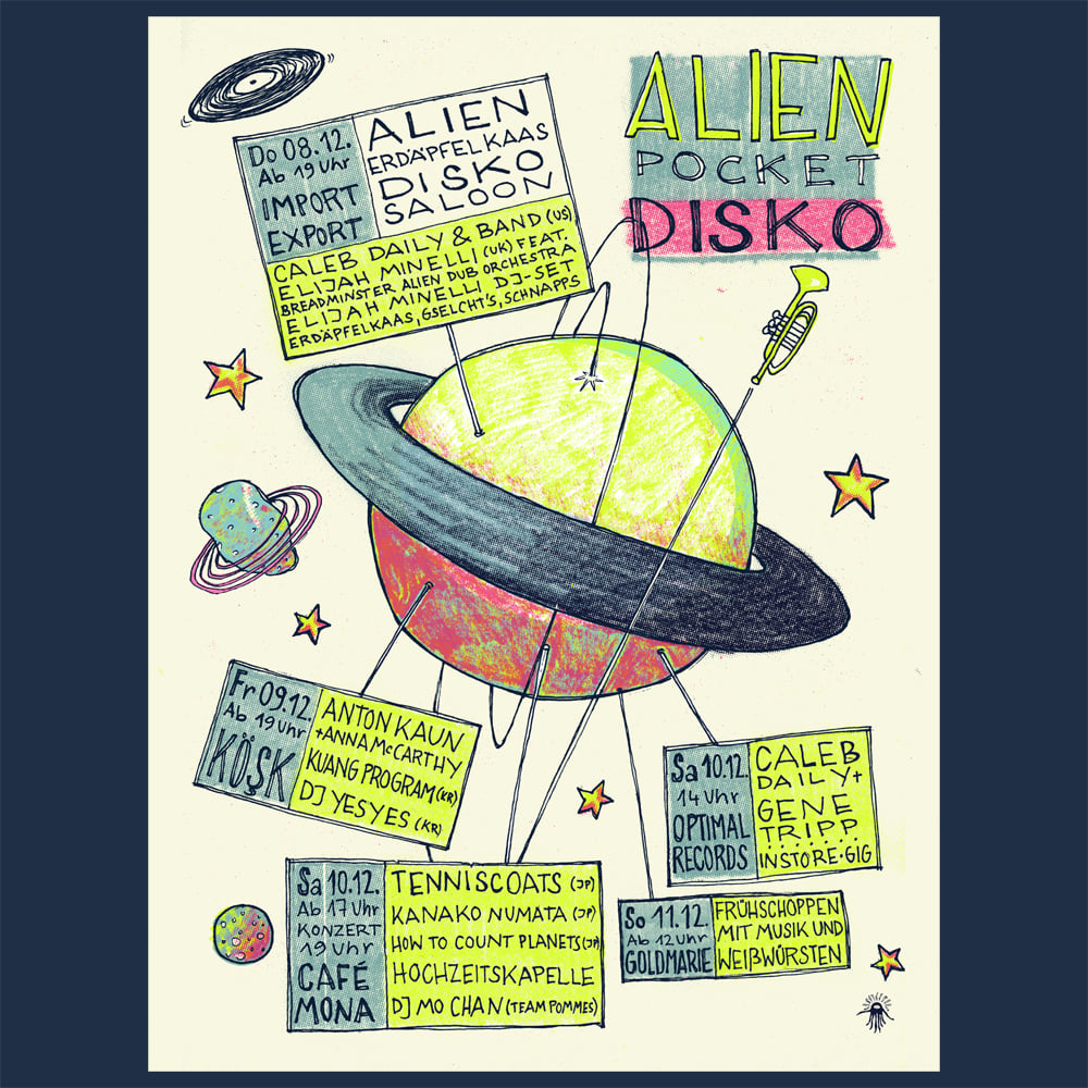 ALIEN POCKET DISKO 2022<br>(Mini-Print & Notebook)