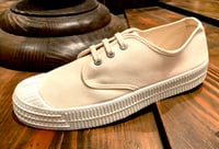 Image 1 of VEGANCRAFT cotton natural canvas plimsoll sneaker 