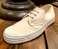 Image 2 of VEGANCRAFT cotton natural canvas plimsoll sneaker 