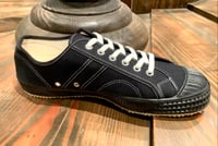 Image 3 of VEGANCRAFT lo top black canvas sneaker made in Slovakia 