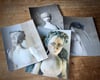 Collection of 2 A4 Art Doll Prints, Ada and Brennesle