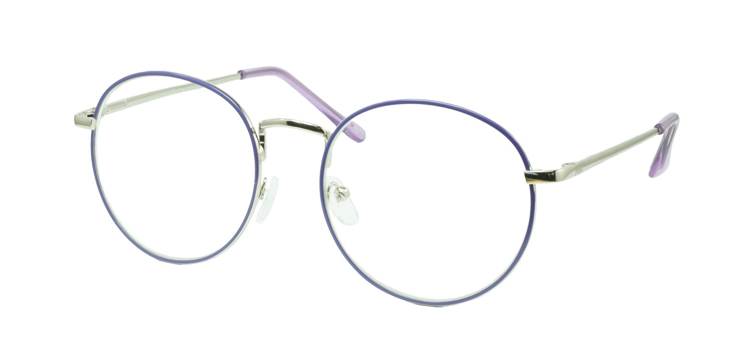 Image of Visa Reading Glasses (#111004) Silver/Lillac