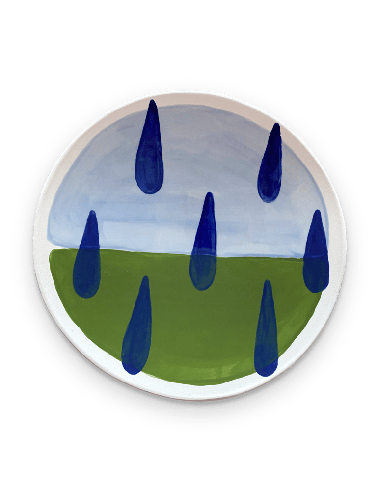Image of David Bruce - Plate "Rain"