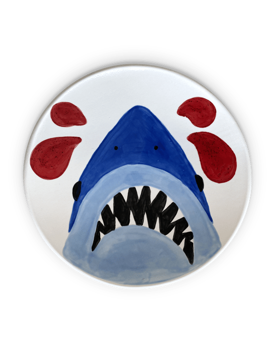 Image of David Bruce - Plate "Shark 2"