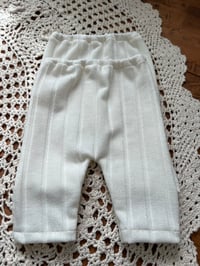 Image 5 of Creamy White Newborn Pants