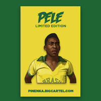 Pele Pin Badge - IN STOCK READY TO SHIP