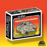 Image 1 of ENAMELIUM FALCON PIN with MINI-BOX