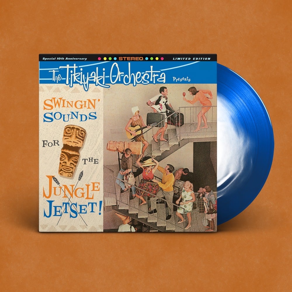 Image of Tikiyaki Orchestra - "Jetset Blue" Vinyl  "Swingin" Sounds For The Jungle Jetset LP