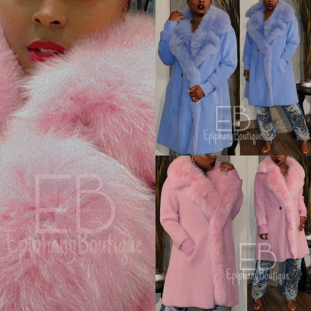 Epiphany Boutique — The Regina' Cashmere Fox Fur Coat