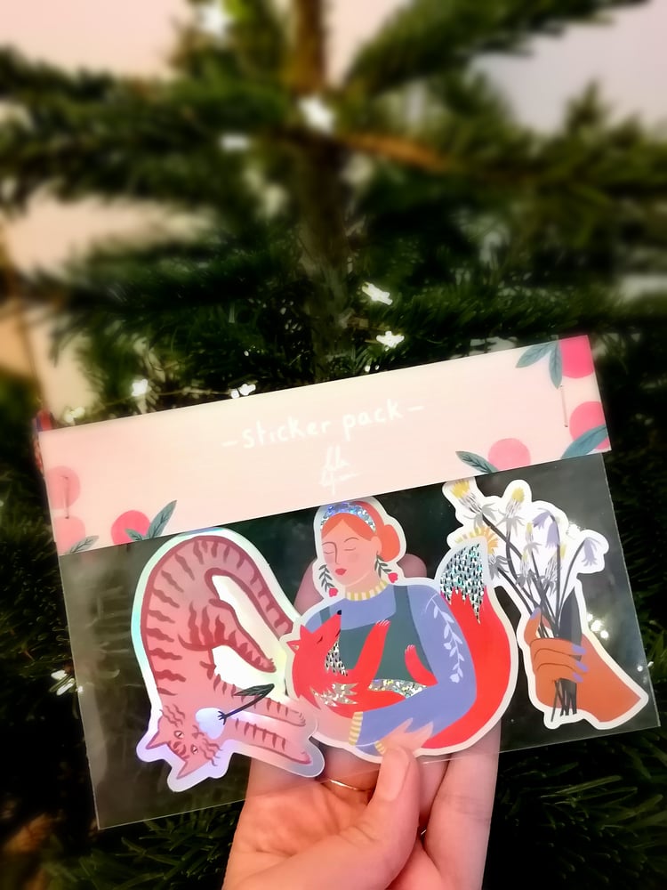 Image of Pack of 3 stickers