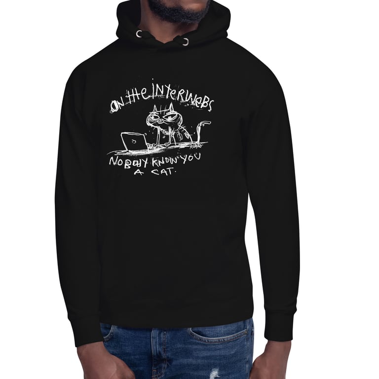 Interwebs Cat Unisex Hoodie Image 3