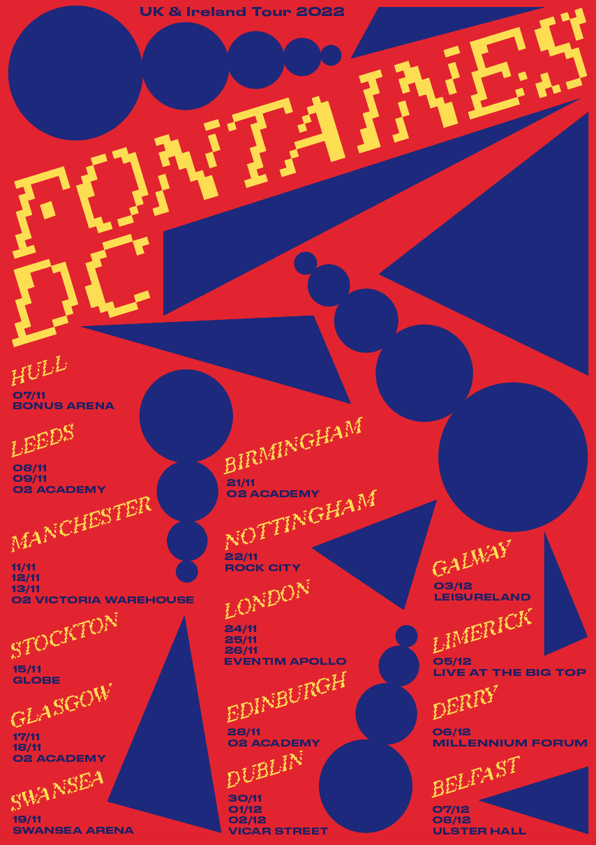 Fontaines DC tour poster