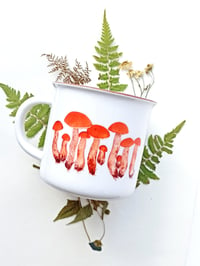 Image 1 of Ceramic Vintage Style Mushroom Mug