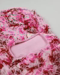 Pink Knitted Balaclava | Distressed Balaclava Ski Mask |