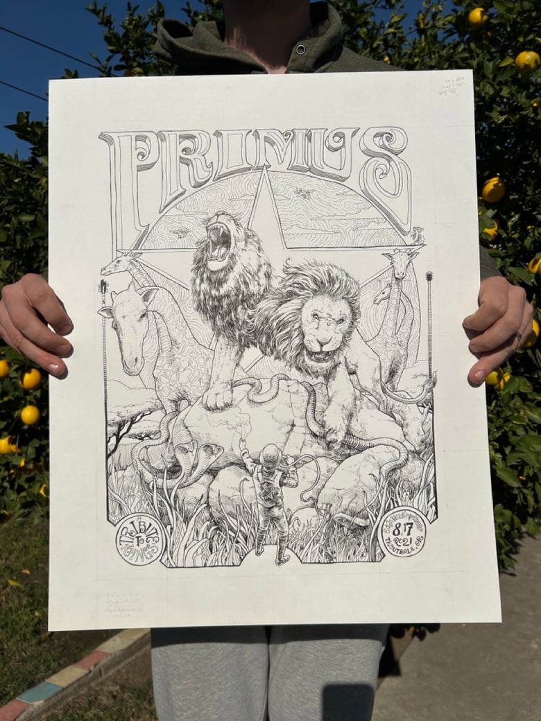 Image of Primus - Tribute to Kings - Original Drawing