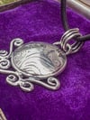 The Portal ~ Sterling Silver Pendant with Leather Necklace