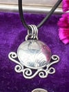 The Portal ~ Sterling Silver Pendant with Leather Necklace