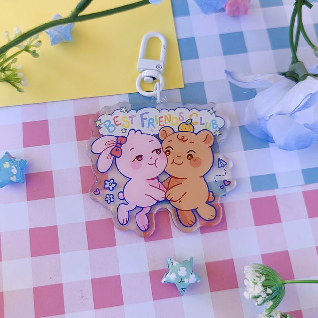 Best Friends Club Charm