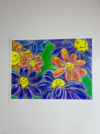 Flower Friends - mini print 