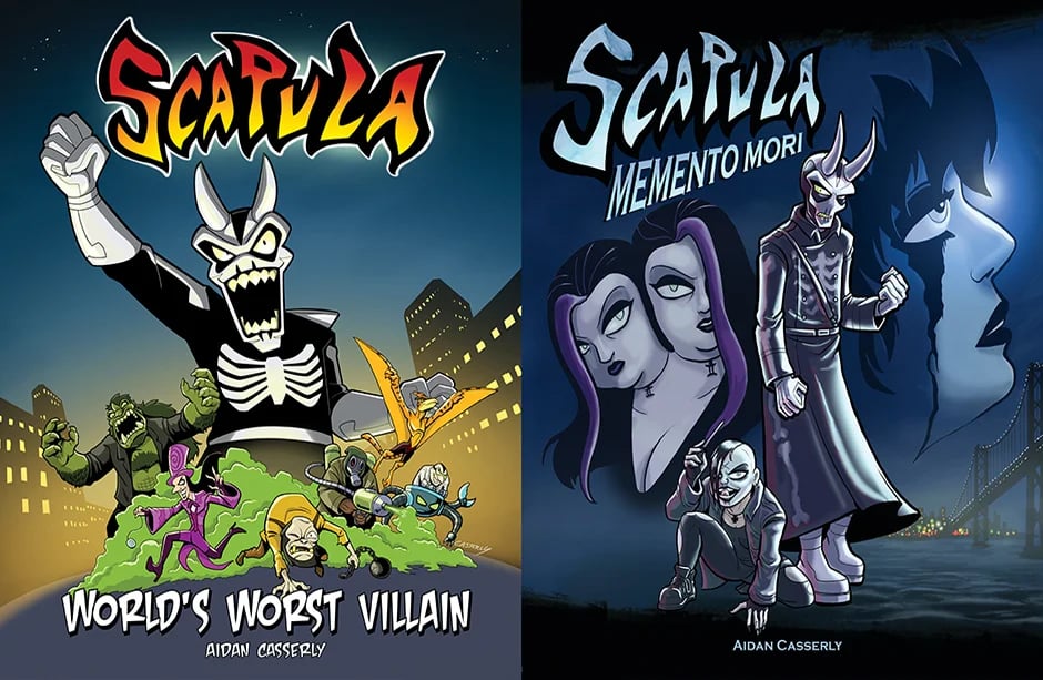 Image of SCAPULA Book Pack-World's Worst Villain & Memento Mori