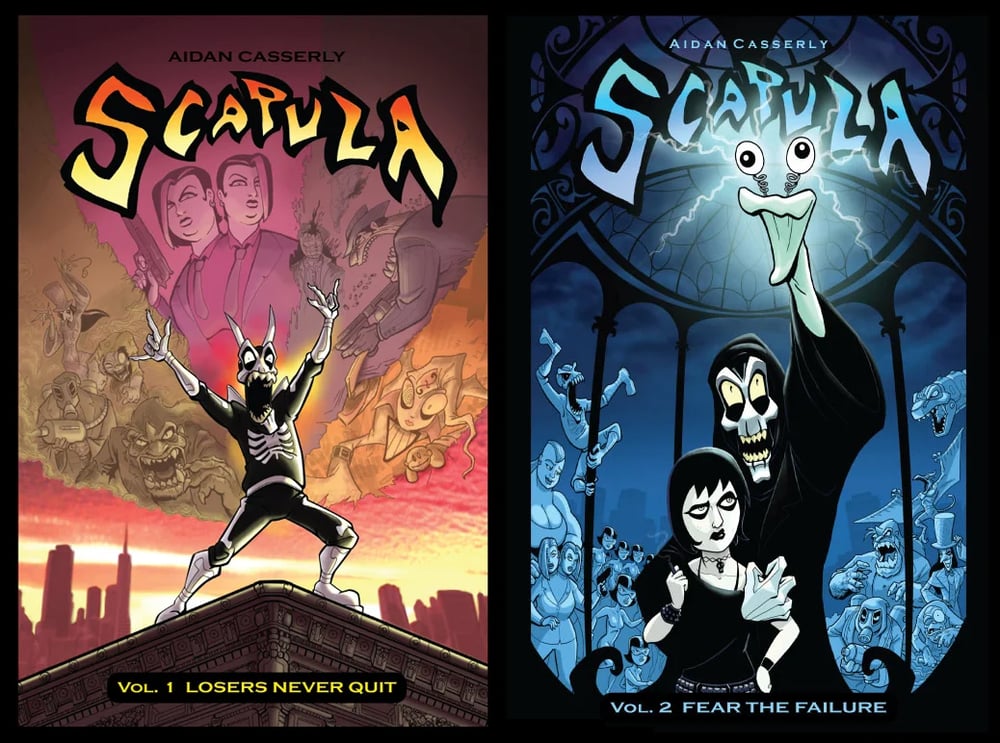 Image of SCAPULA Book Pack- Vol.1 Losers Never Quit & Vol.2 Fear the Failure