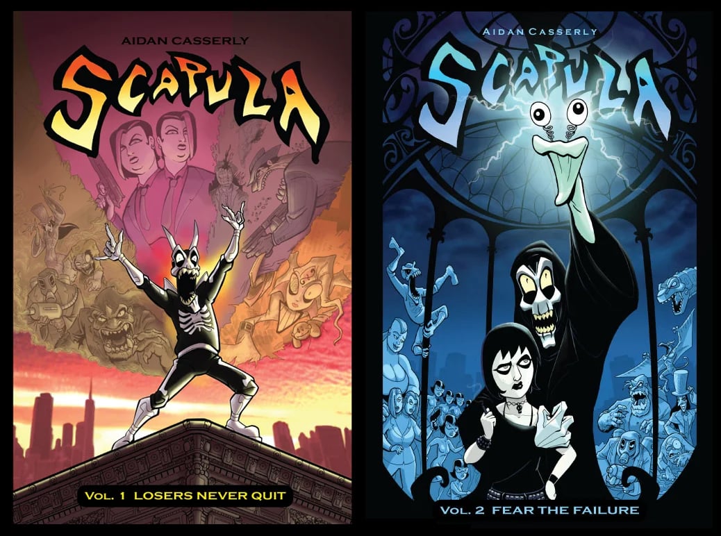 Image of SCAPULA Book Pack- Vol.1 Losers Never Quit & Vol.2 Fear the Failure