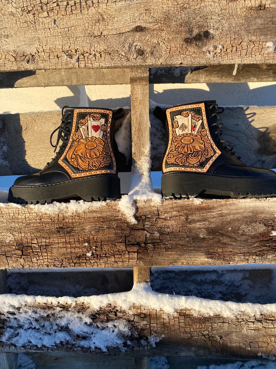 Blackjack hand tooled outlet boots