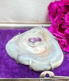 Sapphire Rose ~ Pink Rose-Cut Sapphire set Stone on Stone , Prong Set in Sterling Silver