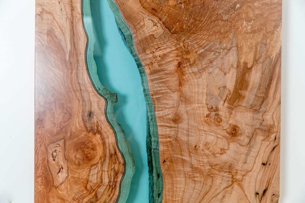 Image of river canyon + two lakes