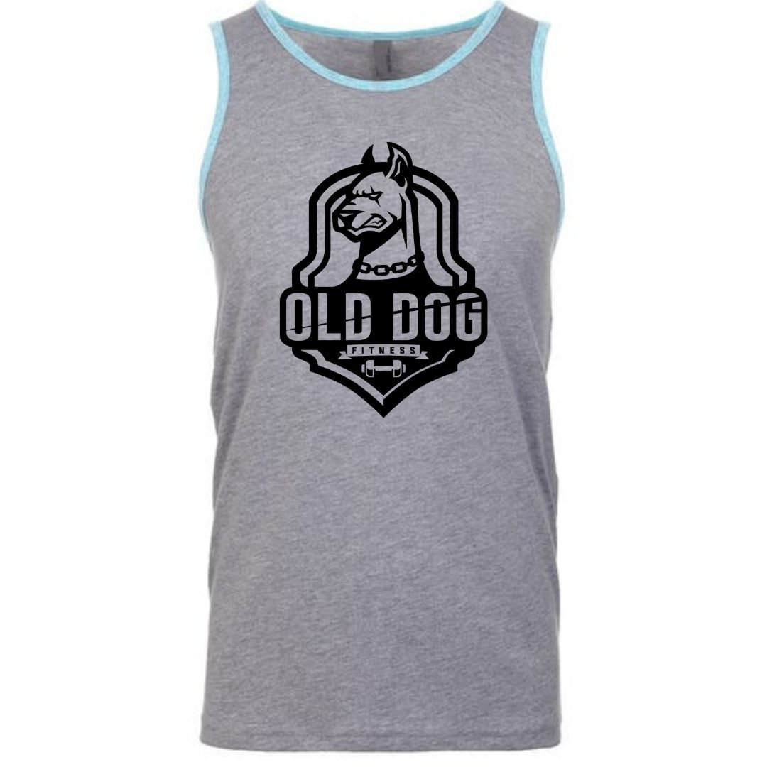 Unisex Cotton Tank / Heather Grey | Old Dog Fitness