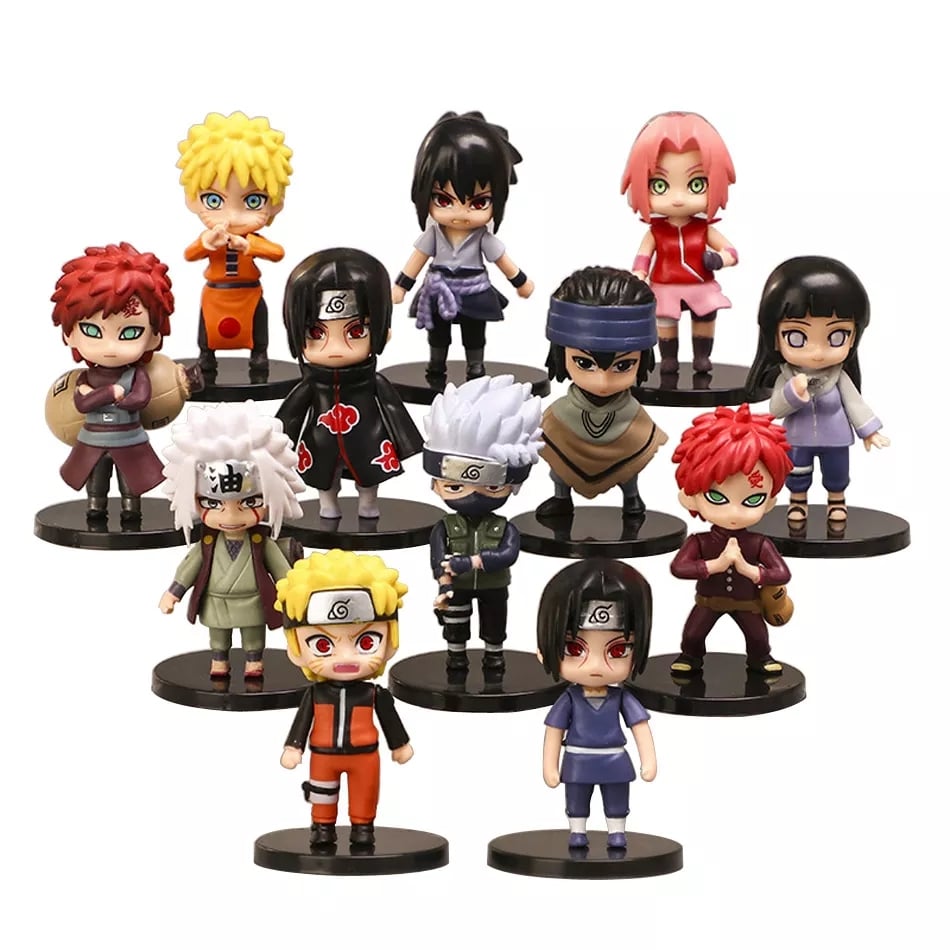 12 pcs/set Anime Naruto Toys Dolls | Sanook